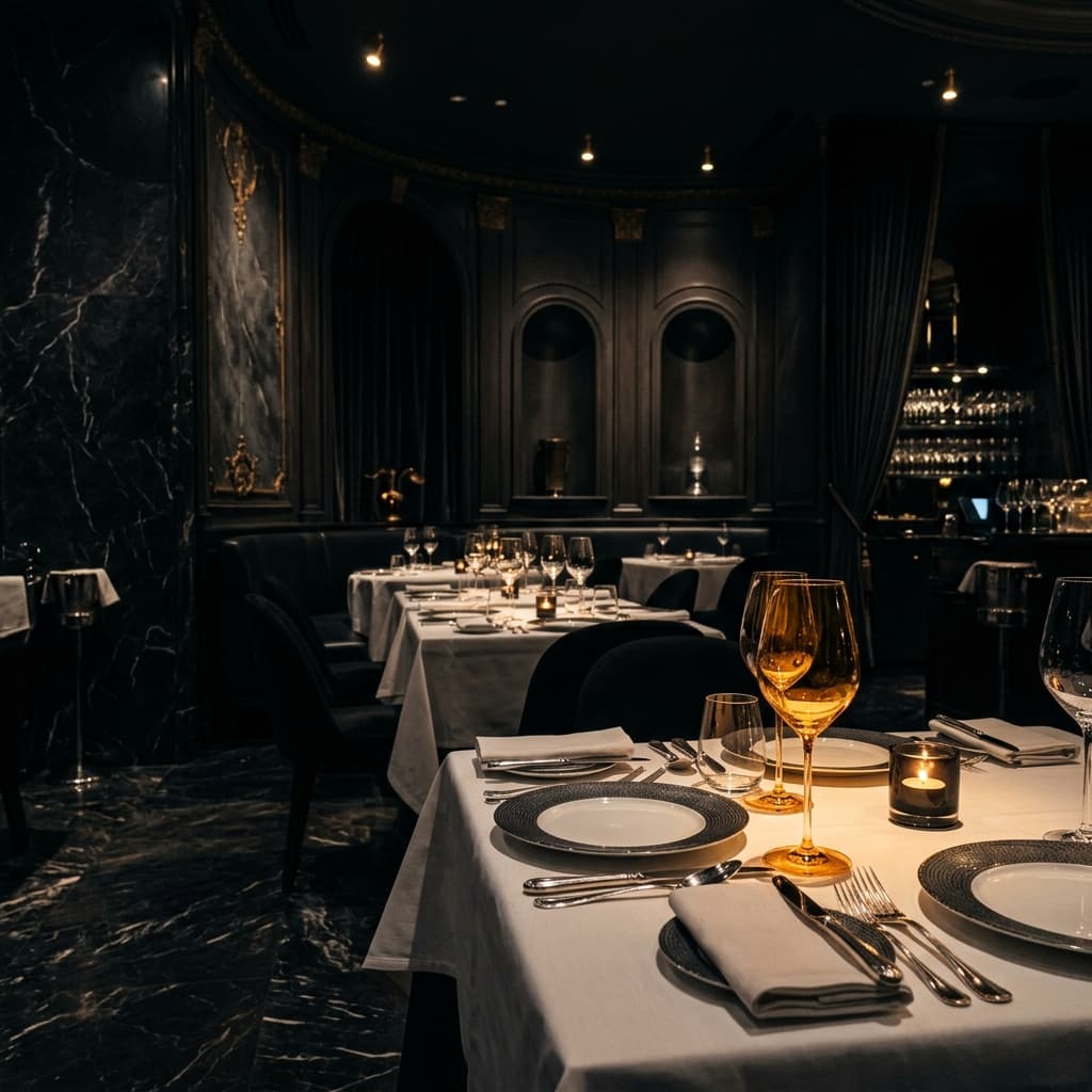 Le Bardo Restaurant — Intérieur luxueux